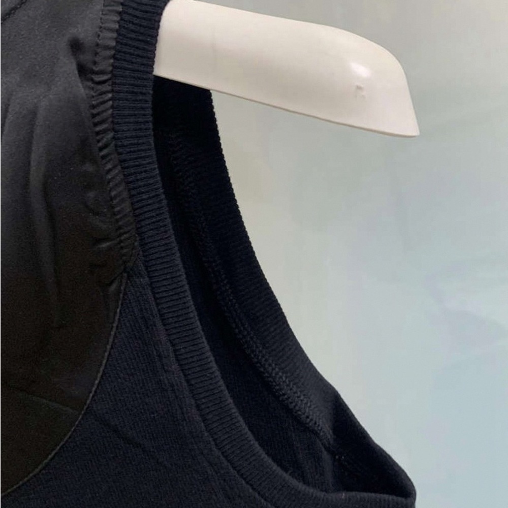 Loewe Black Cropped Tank Top with White Anagram Logo - Picture 3 of 5
